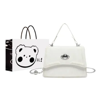 NX DOUGHNUT PU Shoulder Bag, Crossbody Bag, Handbag Women's White