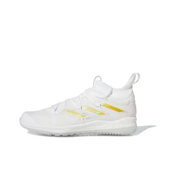 Adidas Adizero Afterburner 9 Nwv Turf Cloud White Gold Metallic