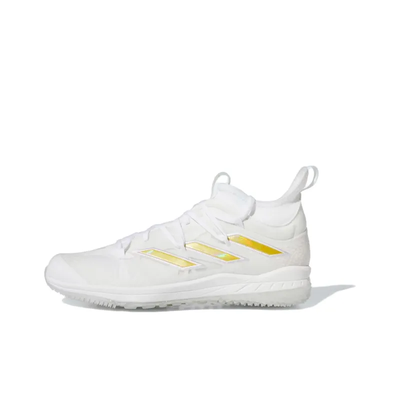 Adidas Adizero Afterburner 9 Nwv Turf Cloud White Gold Metallic-0