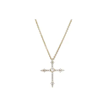 CHIARA FERRAGNI Zircon Water Coated 18K Gold Italian Lightweight Luxury Necklace Advanced Accessory Women's Gold