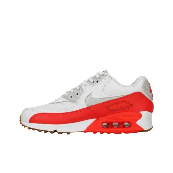 Nike Air Max 90 Essential Summit White Light Brown Bright Crimson Women's