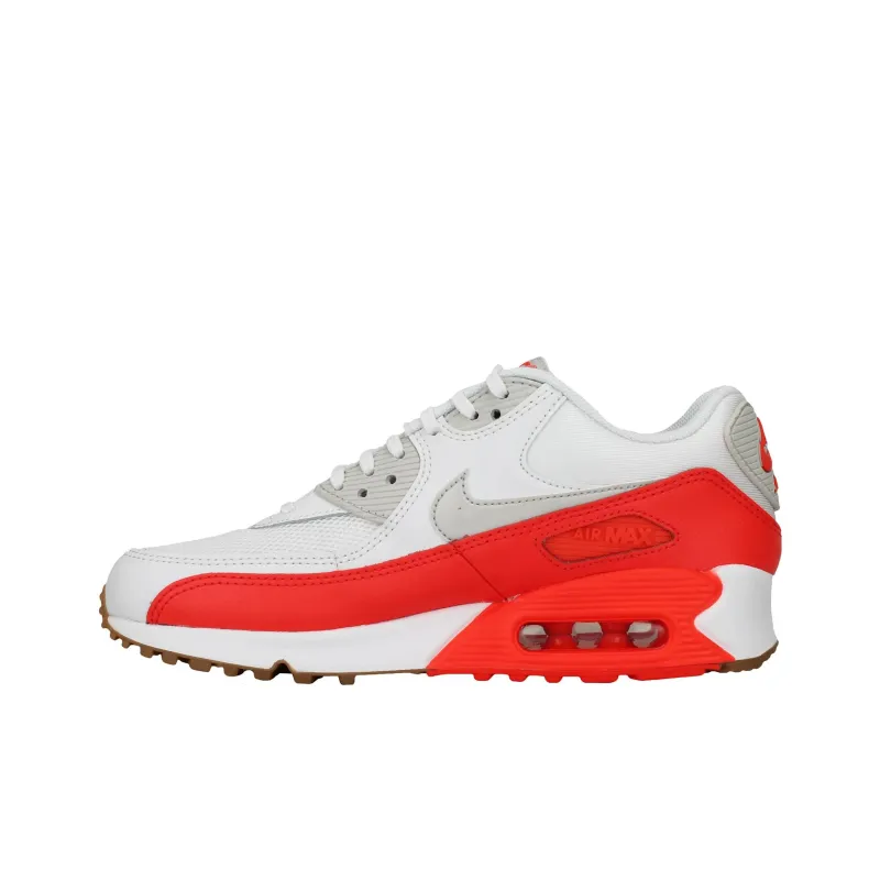 Nike Air Max 90 Essential Summit White Light Brown Bright Crimson Women's-0