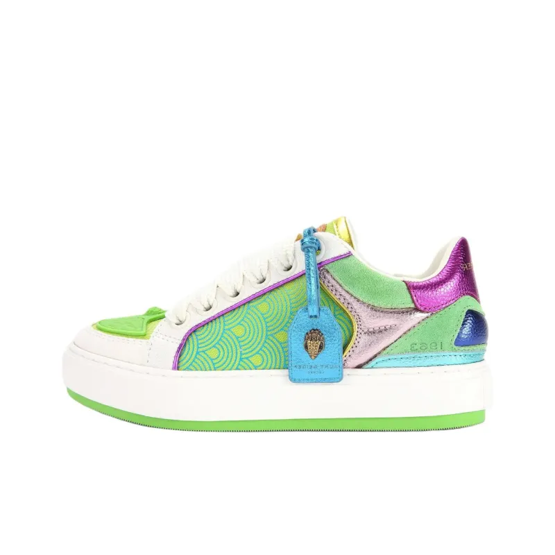 Kurt Geiger London Southbank Tag Skateboard Shoes Women's Green-0