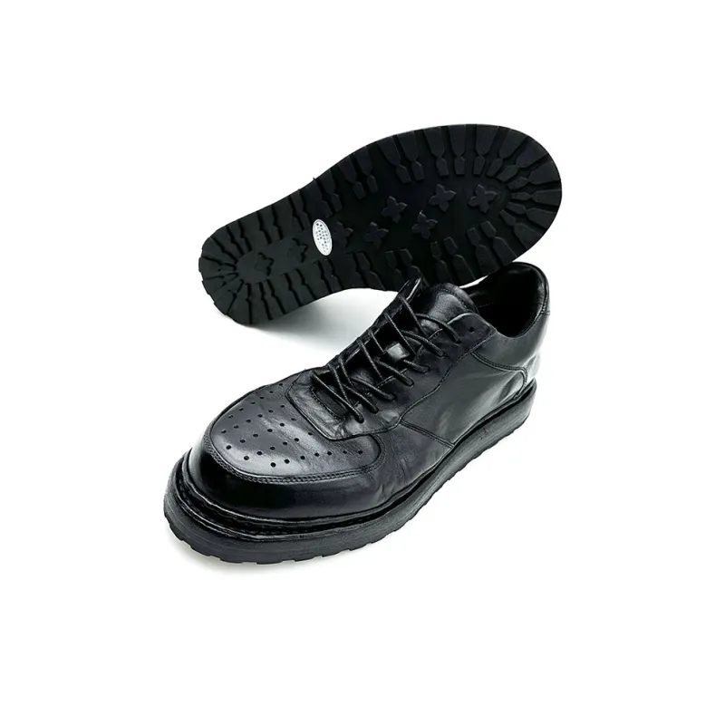 FOR YOU Handcrafted Manufacturing Men's Casual Shoes Men's Elegant Black Luxury-5