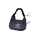 Adidas Canvas Canvas Bag Cloud Bag Handbag Shoulder Bag Regular Medium Size Women's Black