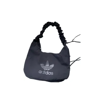 Adidas Canvas Bag Cloud Bag Handbag Shoulder Bag Medium Size Women's Black
