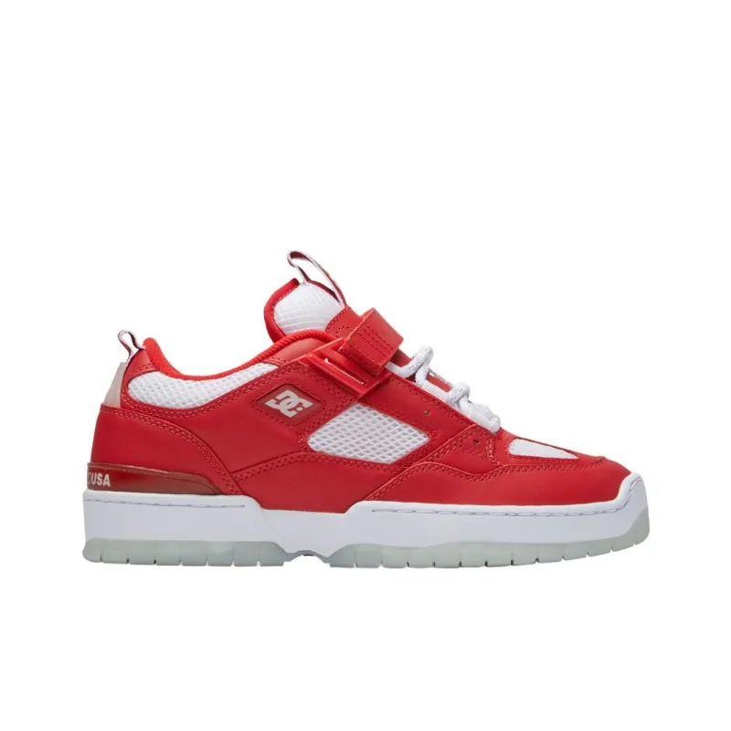 DC Shoes Low Top Casual Shoes Men's Red-1
