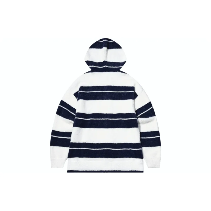 BEASTER Knitwear Unisex Dark Blue & White-1
