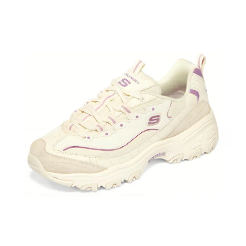 Skechers D'Lites 'Creamwhite Purple' Women's-2