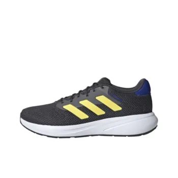Adidas D Lillard 1 Cushioning, Wear Resistant Low Top Running Shoes Men's Black Yellow