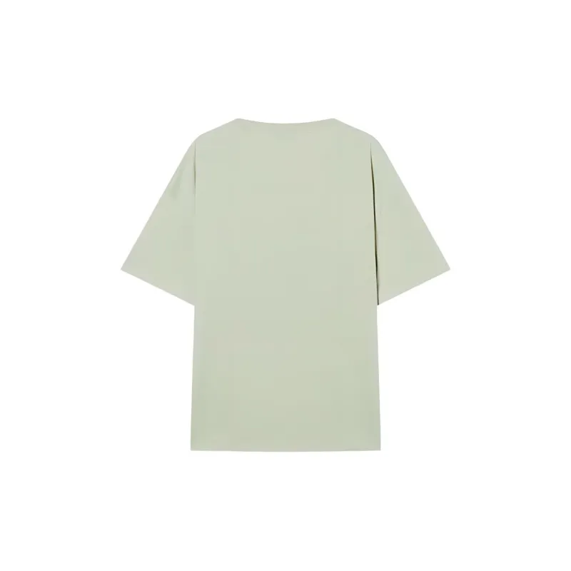 DIALOGUE Co-branded By Vincent Van Gogh T-Shirts Women's Oxygen Green-1