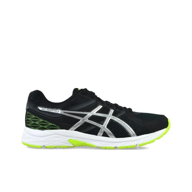 Asics Gel-Contend 3 Wear-Resistant Low-Top Running Shoes Men's Black Green-1