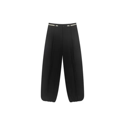 Bosieagender Casual Pants Unisex Black