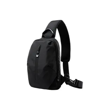 PULUWIRR Oxford Sling Bag, Shoulder Bag, Crossbody Bag Unisex Black