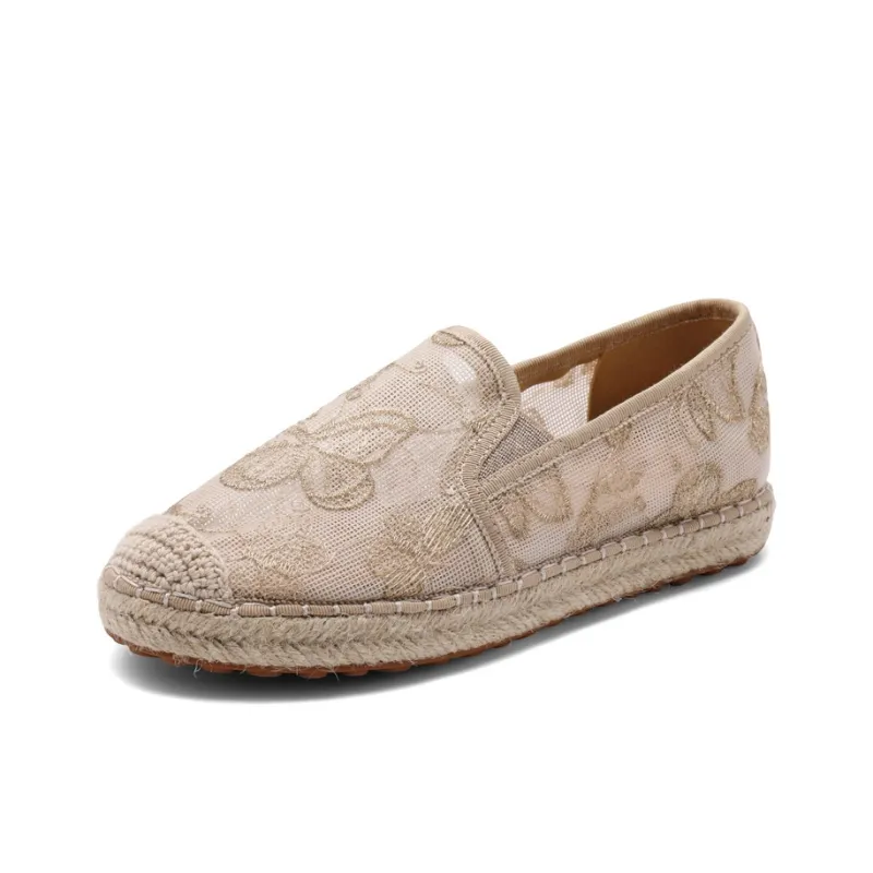 BELLE Espadrilles Women's Gold, Black-0