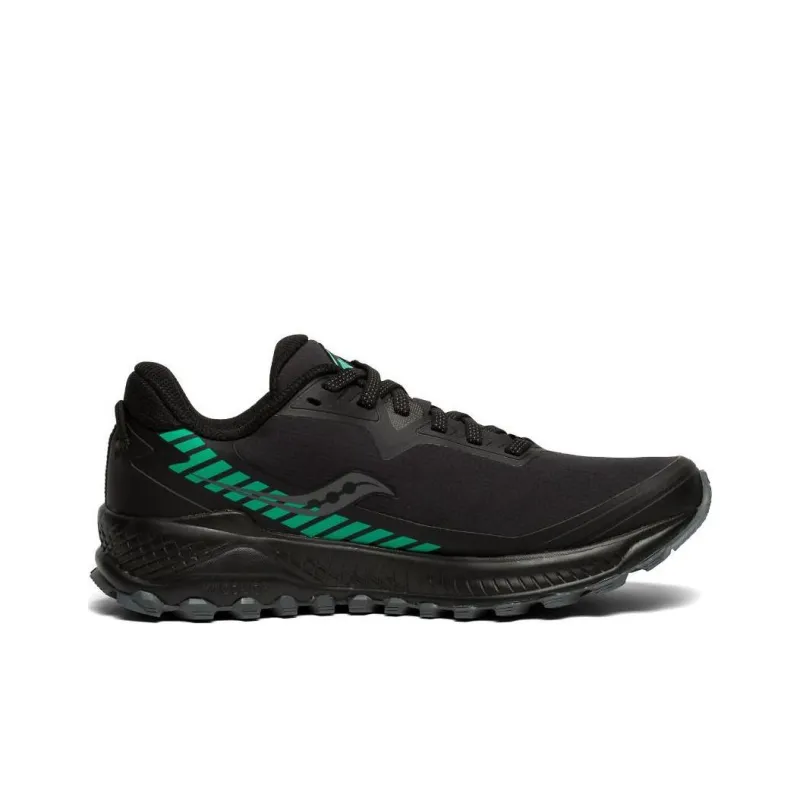 saucony Women's Peregrine ICE+ 'Black Jade'-1