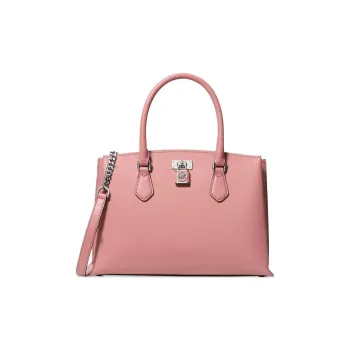 MICHAEL KORS MK Ruby Calfskin Tote Bag Shopping Bag Shoulder Bag Handbag Medium Size Women's Rose Pink