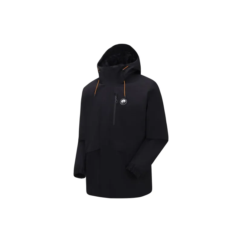 Panda Carefree Play Series Water Resistant Windproof Wear Resistant Warm Windbreaker Jacket Unisex-3