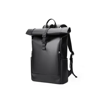POLO Synthetic Leather Backpack Extra Large Unisex Light Gray/Black