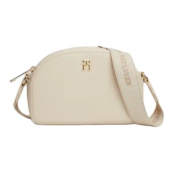 Tommy Hilfiger Polyurethane Camera Bag, Crossbody Bag, Shoulder Bag Regular Women's Beige