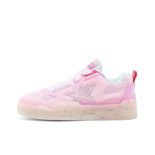 STARTER Vol Series Ice Drink Collection, Jelly Shoes Low Top Skateboard Shoes Women's Pink