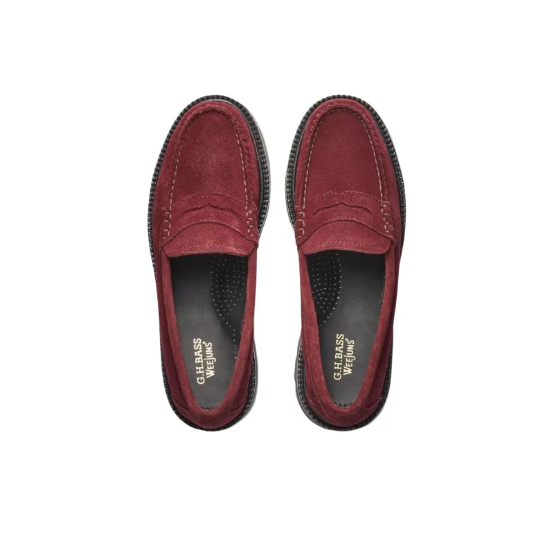 G.H. Bass & Co. Whitney Loafers 3.5cm Women's Red-3