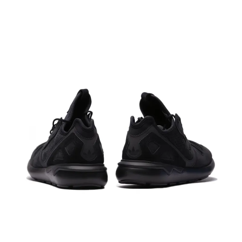 Adidas Originals Tubular Runner Wear-Resistant Coverage Low-Top Casual Shoes Unisex Black-4