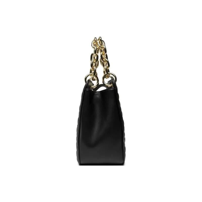 LOVE MOSCHINO Eco Leather Handbag, Shoulder Bag Women's Black-1
