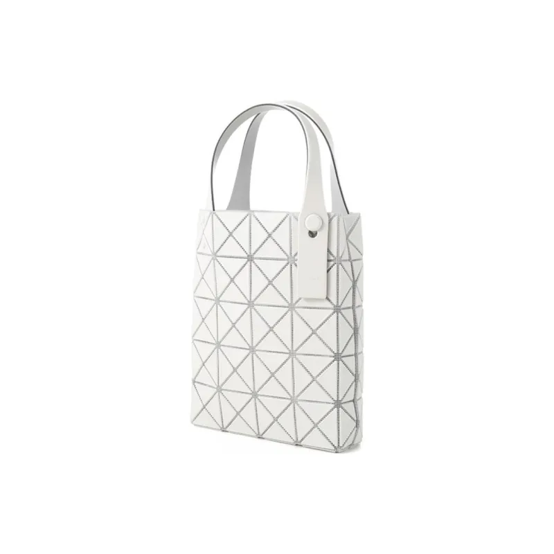 ISSEY MIYAKE PVC Tote Bag, Shopping Bag, Handbag Women's White-1
