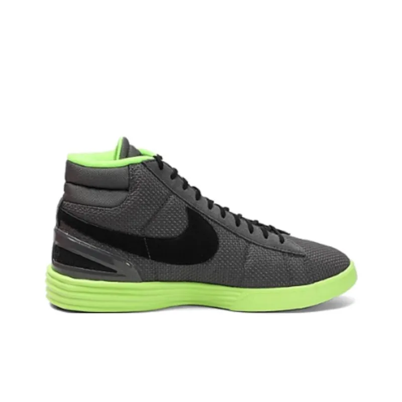 Nike Lunar Blazer 555029 Dark Grey/Black Flash Lime-1