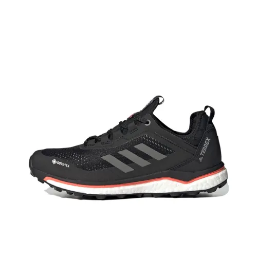 Adidas Terrex Agravic Running Shoes Women's Low-Top Black/Gray/Pink