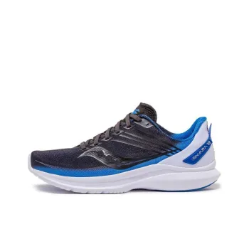 Saucony Kinvara 12 Cushioning Anti-Slip Wear-Resistant Breathability Low-Top Running Shoes Unisex Black Blue White