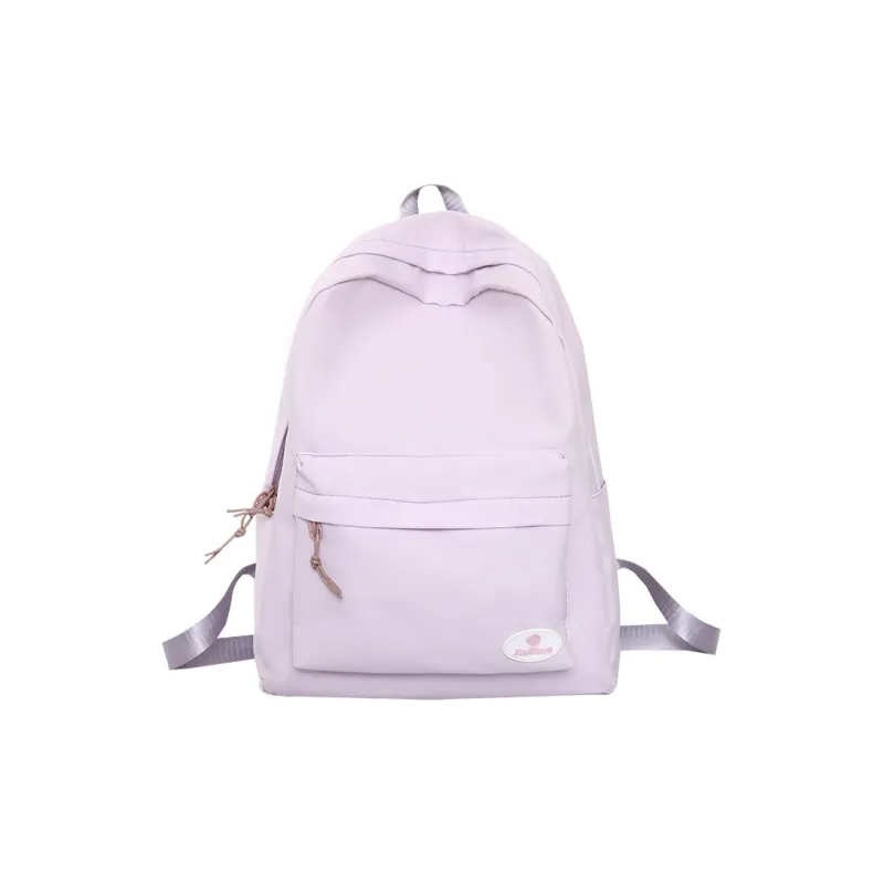 KAMLUI Nylon Backpacks Backpack Regular Unisex Light Green/Ecru/Violet-0