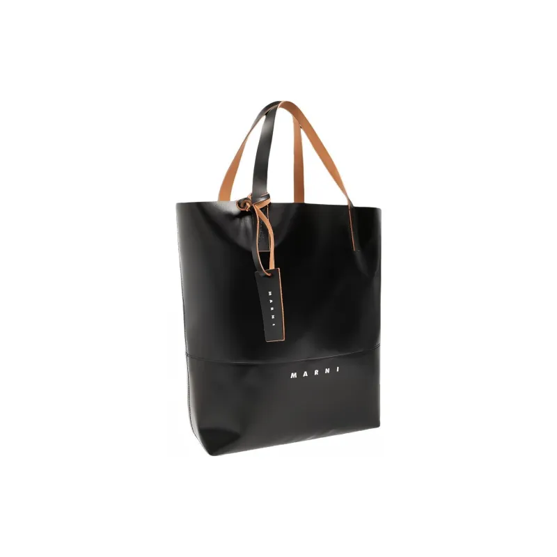 MARNI Tribeca Logo Printed Tote Bag-1