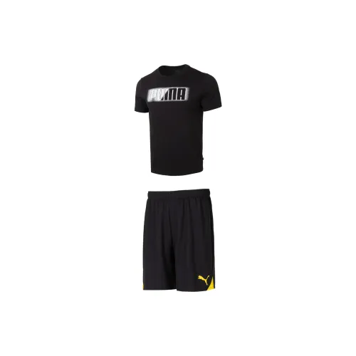 PUMA Replica Jr Casual Sportswear Men Black