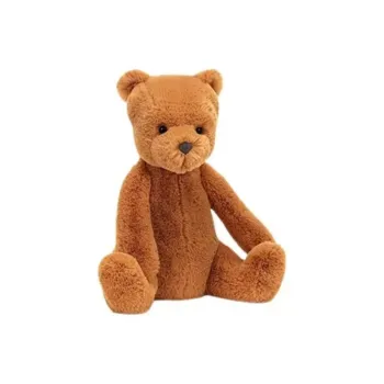 JELLYCAT Bashful Ginger Bear Stuffed Animal