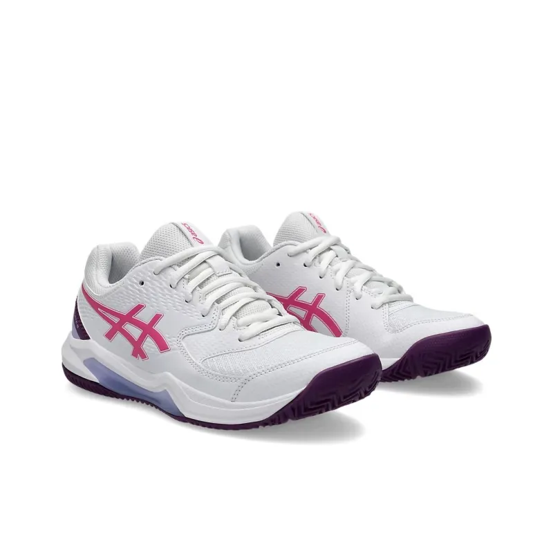 Asics Gel Dedicate 8 Padel White Dragon Fruit Women's-2