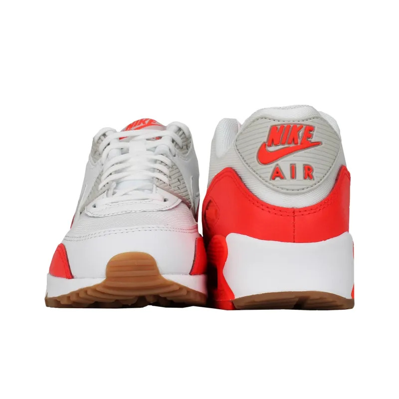 Nike Air Max 90 Essential Summit White Light Brown Bright Crimson Women's-3