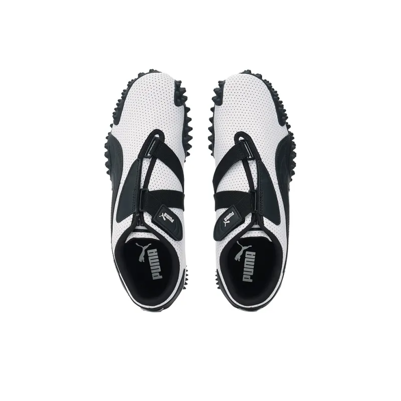 PUMA Mostro Perforated Leather White Black-4