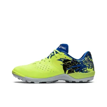 Asics Unisex Toque 7 Tf Turf Soccer Shoes Yellow/Blue