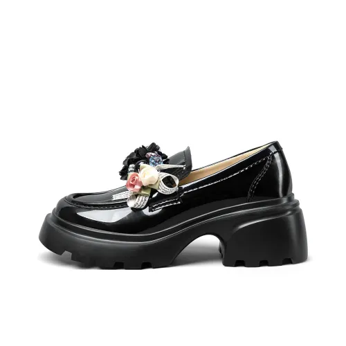 Lily Wei Loafers Women's Black