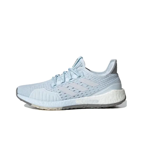 Adidas PulseBOOST Running Shoes Women's Low-Top Blue/White/Gray