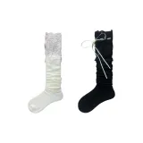 Black with White Ribbon+White Base Fan Strap