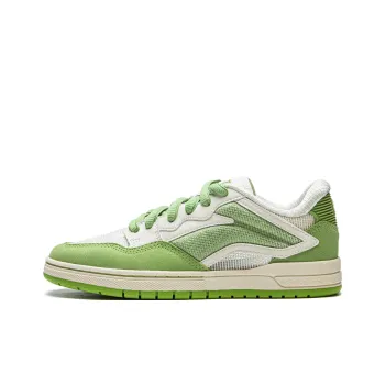 LiNing Wave Pros Cushioning Wear Resistant Low Top Skateboard Shoes Women's Green Ecru