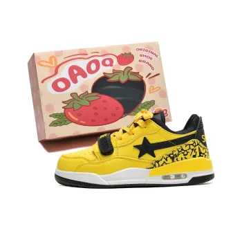 OAOQ Abrasion Resistant, Lightweight, And Breathable Low Top Skateboard Shoes Unisex