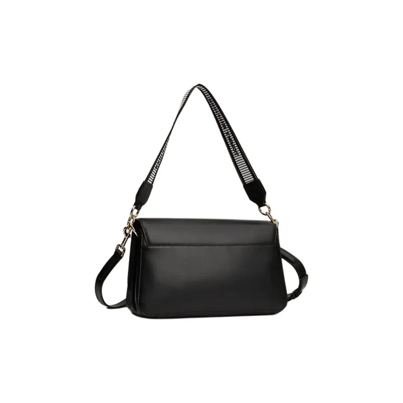 Tommy Hilfiger PU Crossbody Bag, Shoulder Bag Regular Women's Black-1