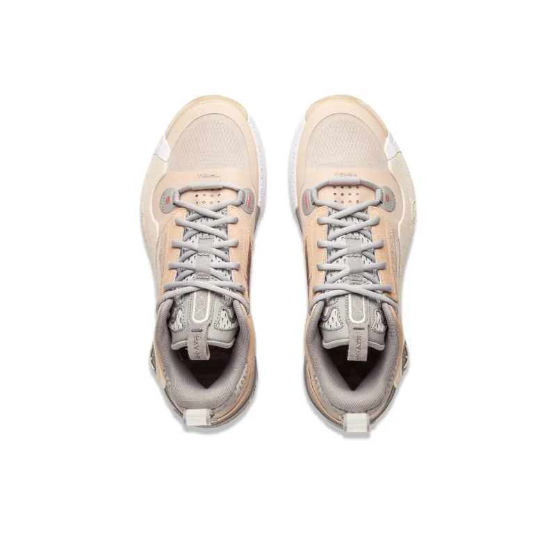 LiNing WOW 10 Way Of Wade 10 Anti-Slip Wear-Resistant Low-Top Basketball Shoes Men's Sandy Ice Brown-3