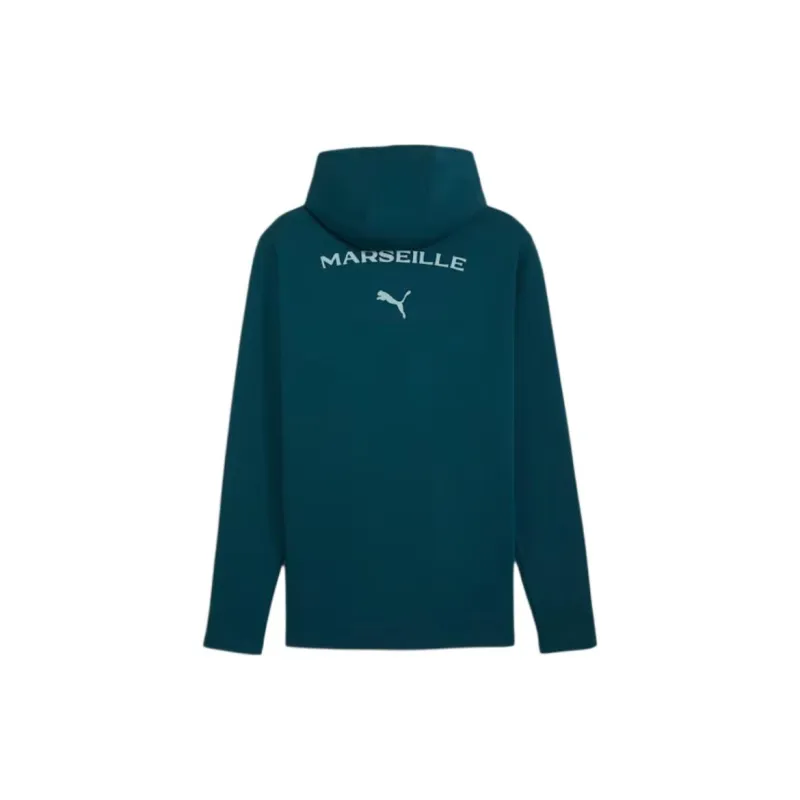 PUMA Olympique De Marseille SS24 Jackets Coats Men's Green White-1