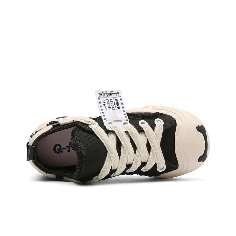 Q-AND Wrapping Anti-Slip Shock-Absorbing And Wear-Resistant Low-Top Skateboard Shoes Unisex-20