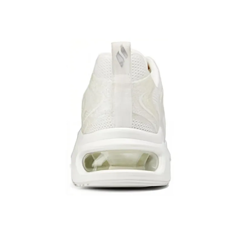Skechers Cushioning Anti-Slip And Wear-Resistant Low-Top Running Shoes Women's White-3